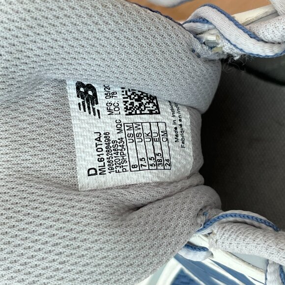 New Balance 610 V1 Blue White, Unisex Casual Shoes ML610TAJ. - Picture 9 of 10